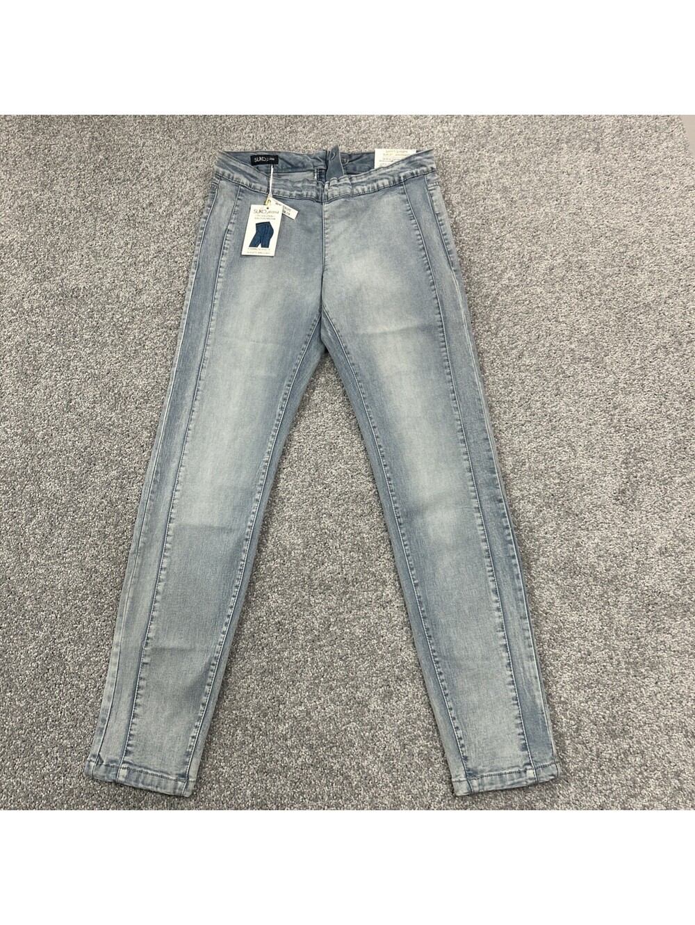 Suko Jeans Women’s Blue Skinny Jeans Size 2 Zipper Back Denim